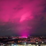 Nebo obojeno u roze: 'Misteriozna' svetlost iznad Birmingema 6