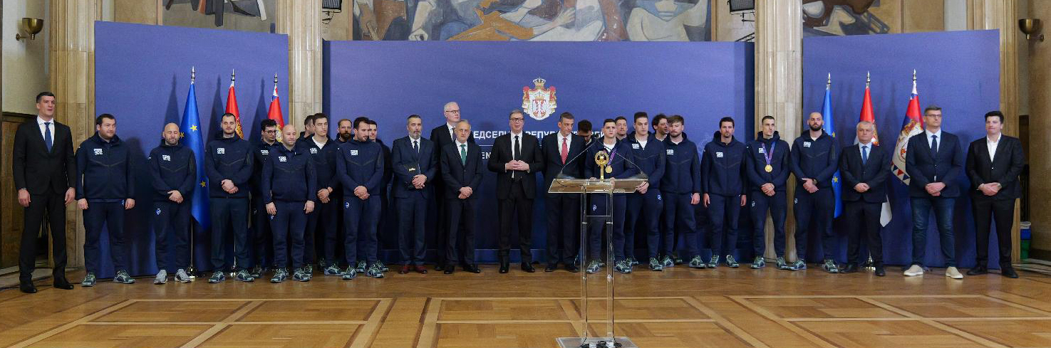 Vučić primio šampione Evrope: Nisam očekivao zlatnu medalju vaterpolista 1