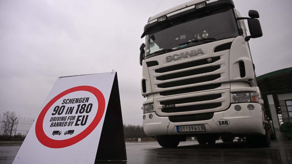 Prevoznici drugi dan blokiraju teretni saobraćaj na graničnim prelazima Severne Makedonije 1