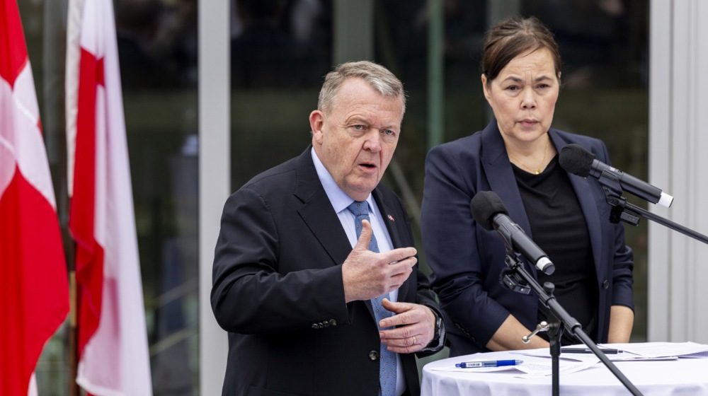 Ministar spoljnih poslova Danske Lars Loke Rasmunsen i ministarka spoljnih poslova Grenlanda Vivijan Mocfeld