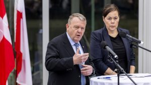 Ministar spoljnih poslova Danske Lars Loke Rasmunsen i ministarka spoljnih poslova Grenlanda Vivijan Mocfeld