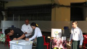 Stranka koju podržava vojna hunta Mjanmara Partija unije i solidatnosti (USDP) ostvarila je ubedljivu pobedu na nedavnim izborima, javili su državni mediji.