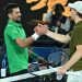 Janik Siner i Novak Đoković