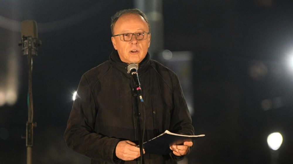 Rektor Đokić na protestu "Znanje je moć": Oni koji imaju poluge moći ne prezaju ni od čega, smetaju im najmlađi i najobrazovaniji 8