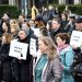 Protest ispred Rektorata u Novom Sadu 1