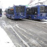 Prekid autobuskog saobraćaja u beogradskom naselju Žarkovo zbog snega 2