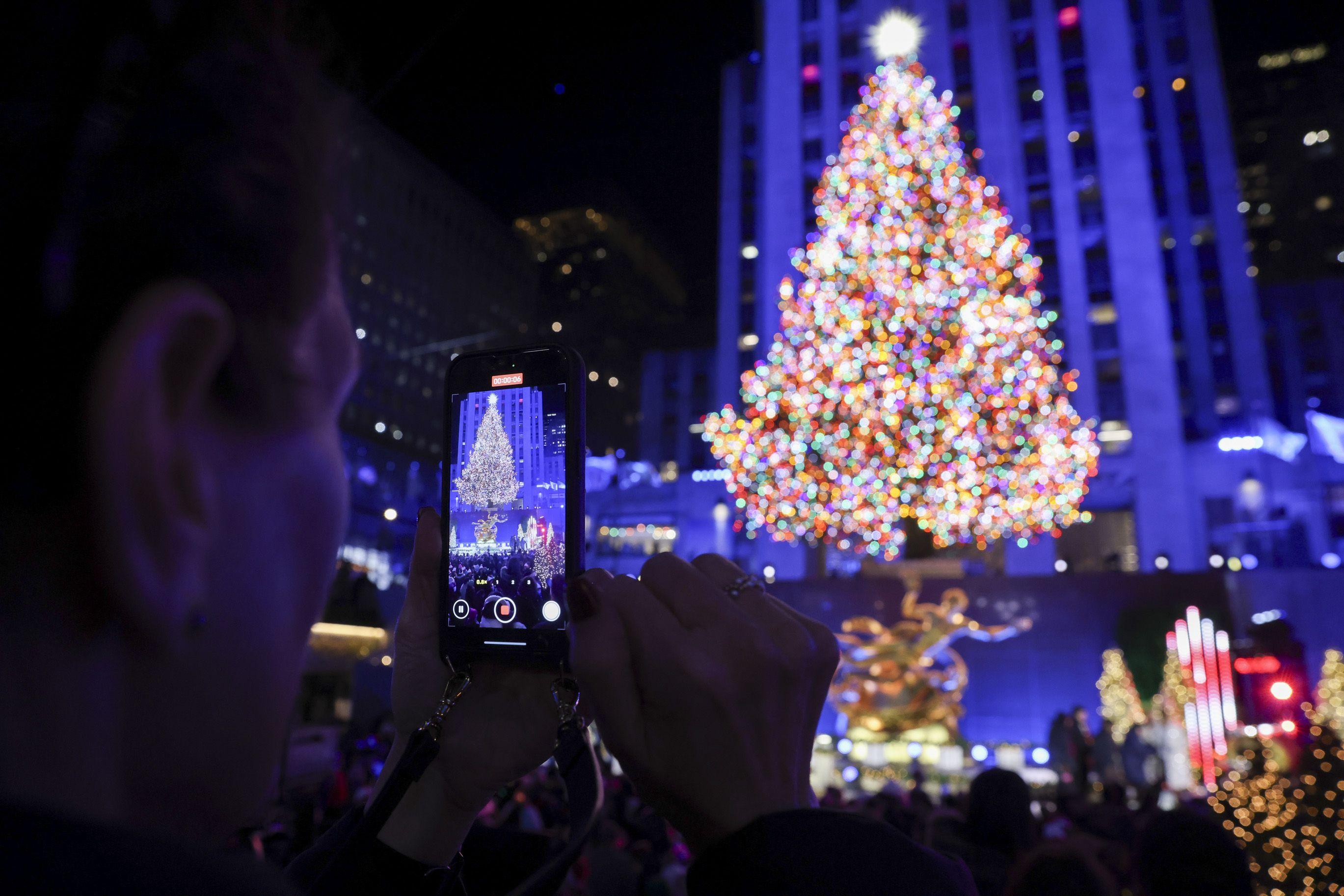 Jelka ispred Rokfeler centra u Njujorku