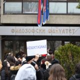 Studenti u blokadi FFUNS-a najavili celonedeljni bojkot nastave na FPN-u 8