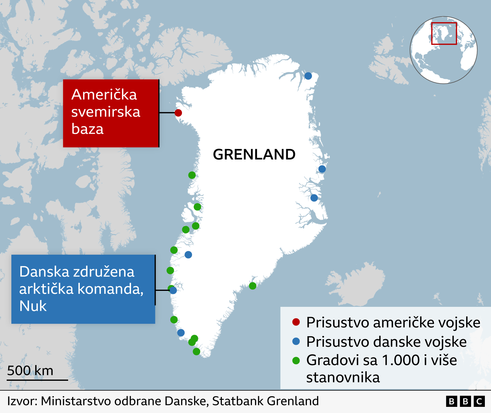 Kako Tramp može da 'uzme' Grenland 4 američka baza na grenlandu, danska vojska na grenlandu
