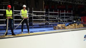 Sprema se vaterpolo spektakl: Počelo punjenje bazena u Areni 1