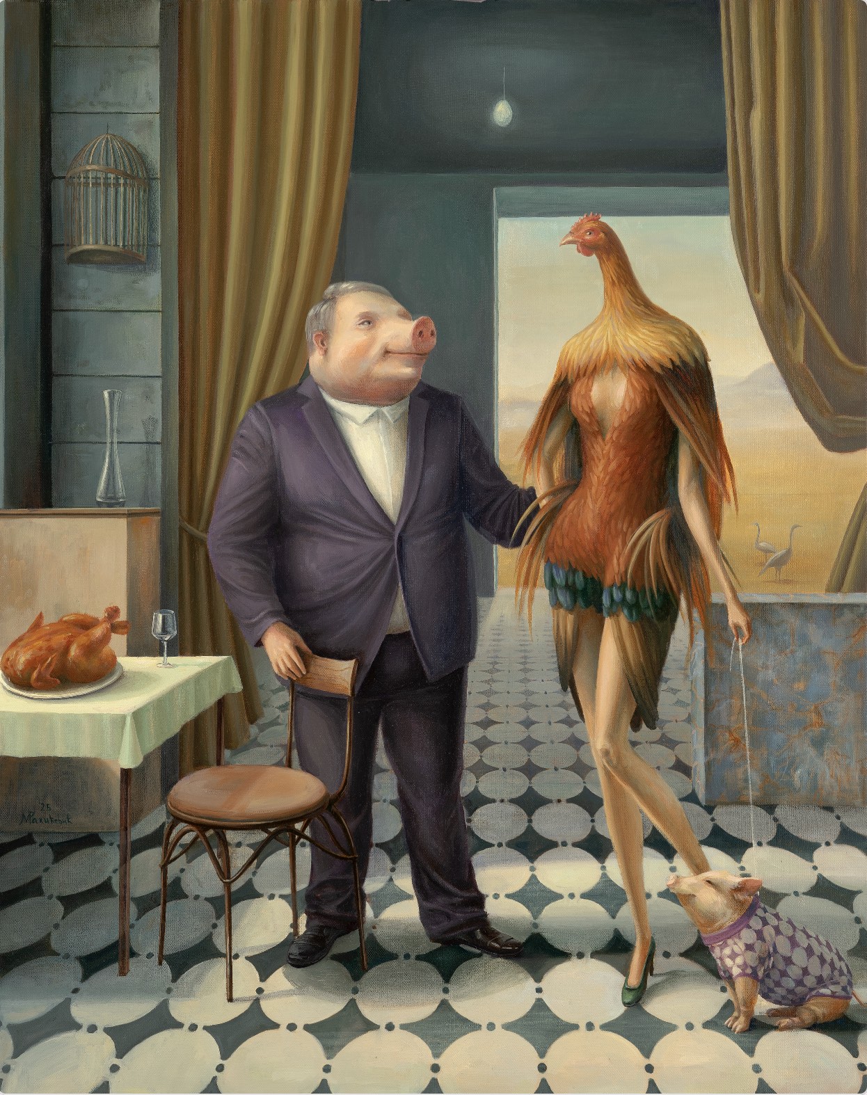 Završno kustosko vođenje povodom zatvaranja izložbe trećeg Bijenala fantastike u Modernoj galeriji Valjevo 2