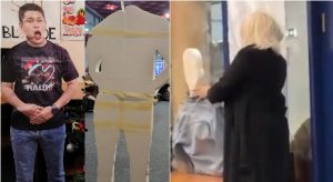 „Vrati konju glavu, Darija“: Kisić skida deo makete sa likom Miloša Palovića na Medicinskom fakultetu (VIDEO) 4