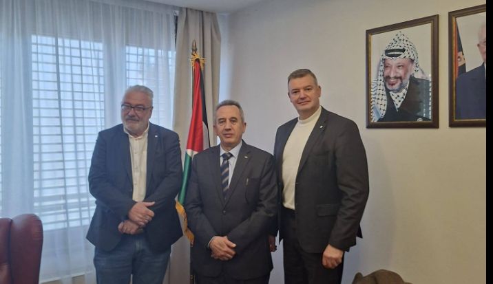 Nestorović i Antonijević posetili Ambasadu Palestine 8