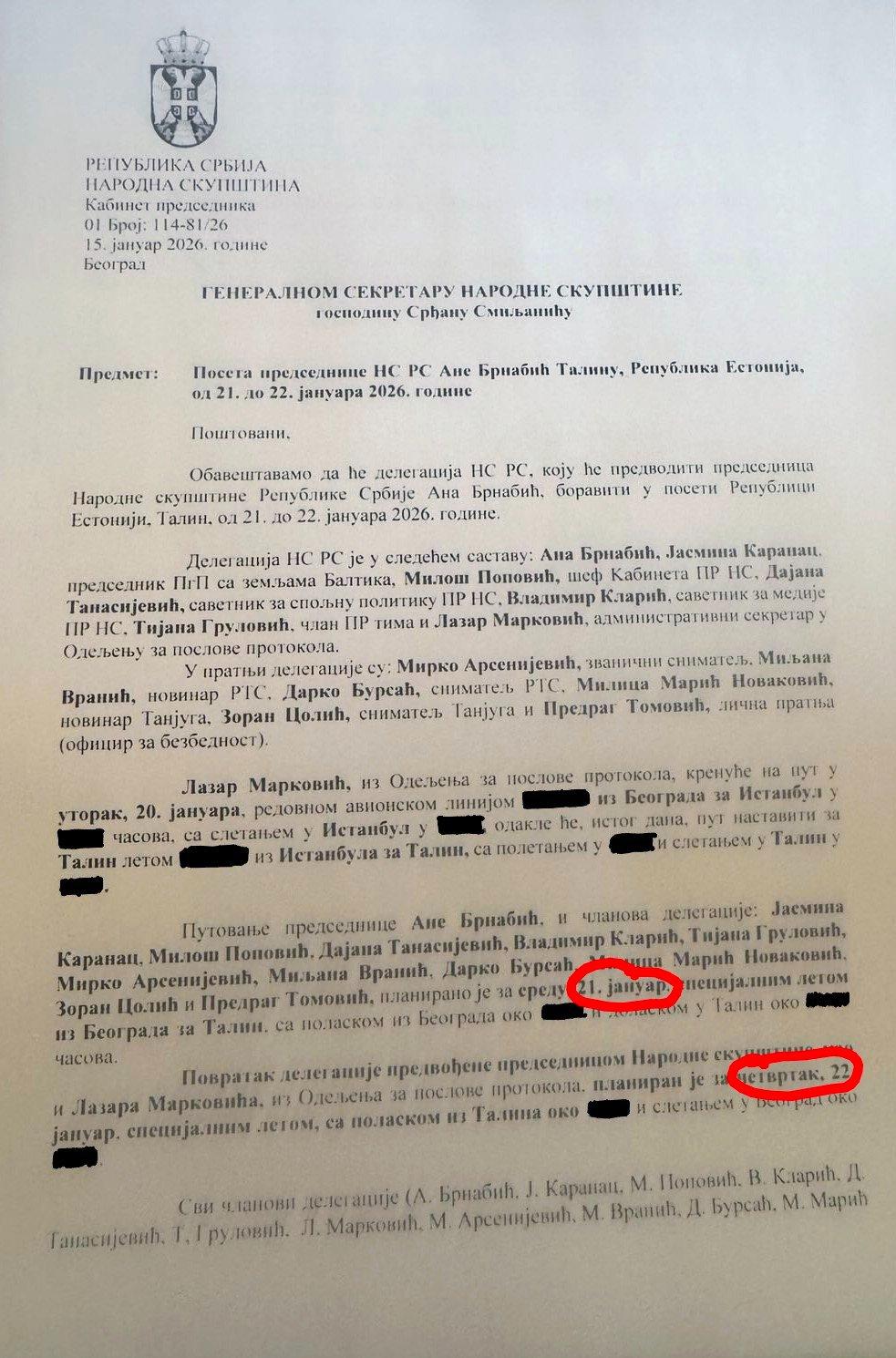 Stefan Janjić (SRCE): Objavio sam dokument iz koga se vidi da Ana Brnabić laže i da je obrukala Srbiju 1