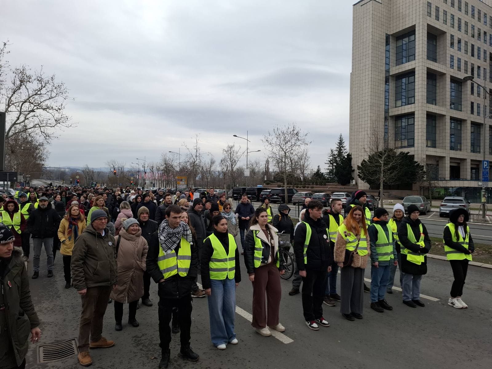 Studenti i građani u Novom Sadu obeležavaju 15 meseci od pada nadstrešnice 2