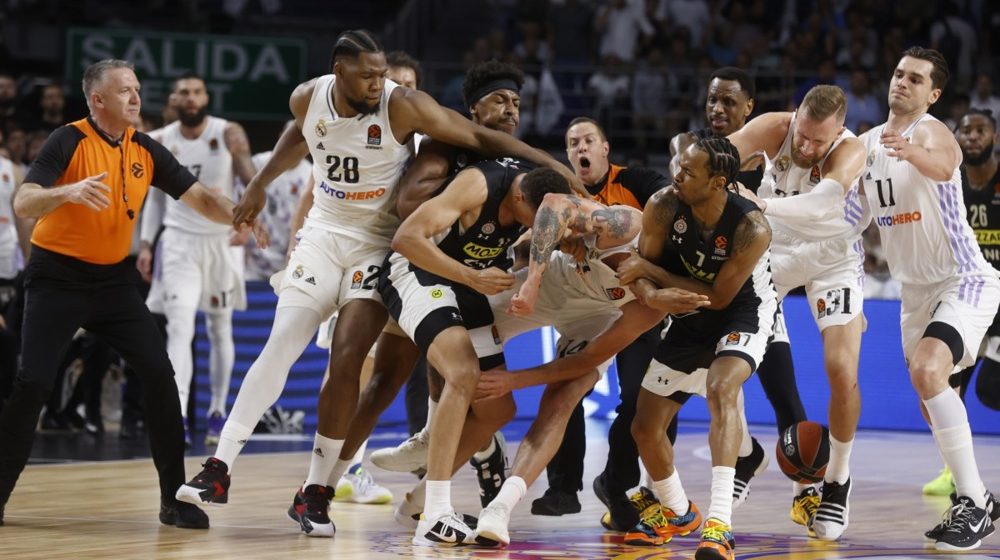 Optužio dvojac crno-belih za provociranje: Džanan Musa otkrio nepoznate detalje sa čuvene tuče na meču Real - Partizan u četvrfinalu Evrolige 9