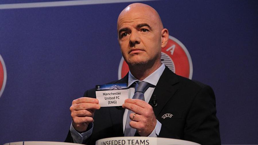 Reforme, kontroverze i drugarstvo sa Trampom: Priča Đanija Infantina, čelnika svetskog fudbala 2 Đani Infantino na žrebu Lige šampiona