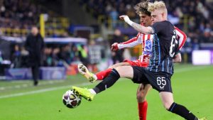 Klub Briž - Atletiko Madrid, Foto: EPA/OLIVIER MATTHYS