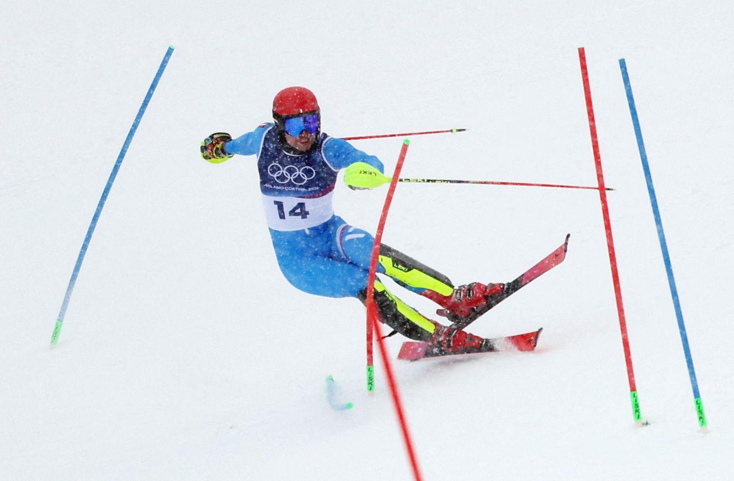 Padovi na olimpijskom slalomu: Više od 40 takmičara nije završilo prvu trku 13 skijanje, slalom na zimskim olimpijskim igrama