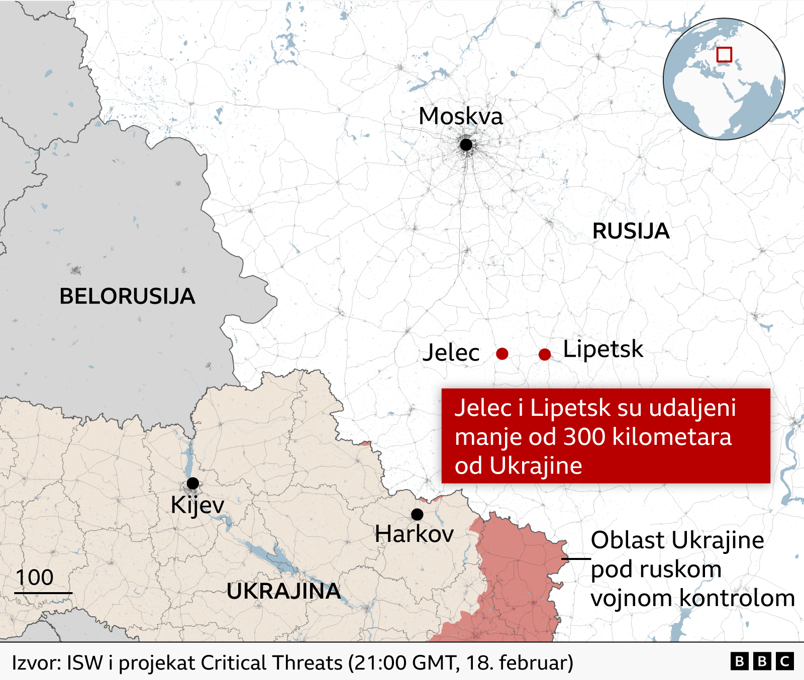 Četiri godine od početka rata u Ukrajini, Rusija počinje da oseća posledice 2 mapa rusije