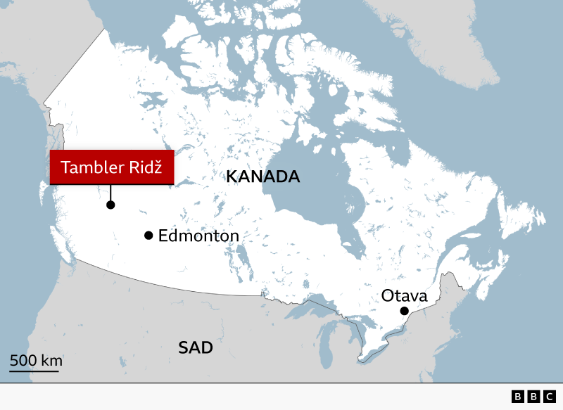 Osamnaestogodišnjak osumnjičen za masovno ubistvo u Kanadi, žrtve i šestoro dece 2 mapa kanade, mapa mesta u kanadi gde je bila pucnjava