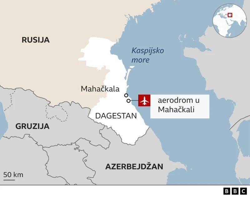 dagestan, mapa dagestana