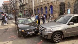 Udes u Ulici kralja Milana, gužva od Slavije do centra grada (VIDEO) 21