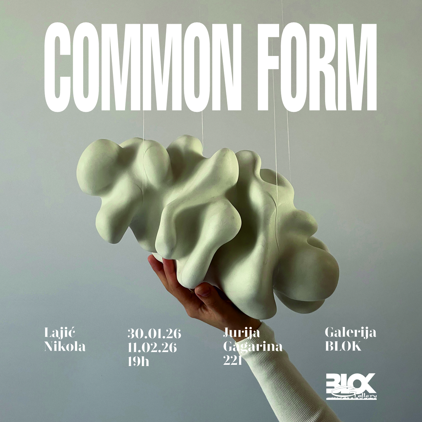 „Common Form“ Nikole Lajića u Galeriji BLOK 2
