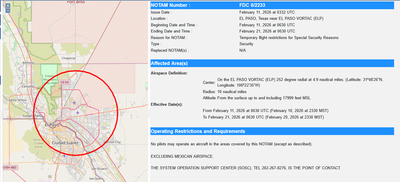 Obrt situacije: SAD povukle odluku o zatvaranju vazdušnog prostora nad gradom u Teksasu 2