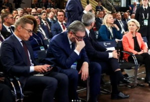 (VIDEO) Nemački list: Vučić u Minhenu zabrinut preti naoružavanjem pa hvali bavarski kupus 16 Aleksandar Vučić-Minhenska bezbednosna konferencija 2026.