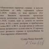 Protest zbog ozbiljng ugrožavanja nezavisnosti sudske vlasti: Danas ne sude sudije u Kragujevcu, Čačku, Lazarevcu... 3