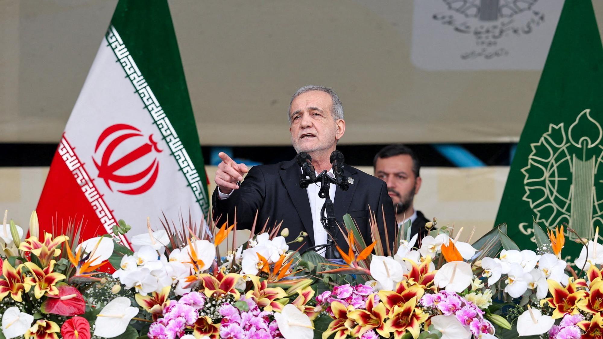 Predsednik Irana Masud Pezeškijan 