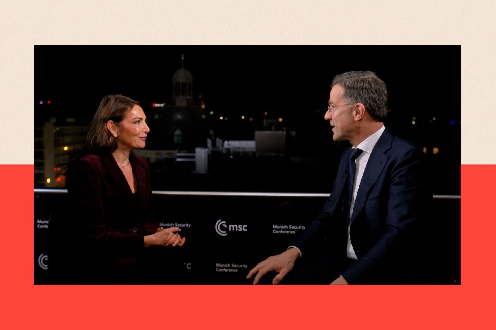 Trampov novi svetski poredak je postao stvarnost i Evropa mora brzo da se prilagodi 4 BBC novinarka Katja Adler i generalni sekretar NATO-a Mark Rute