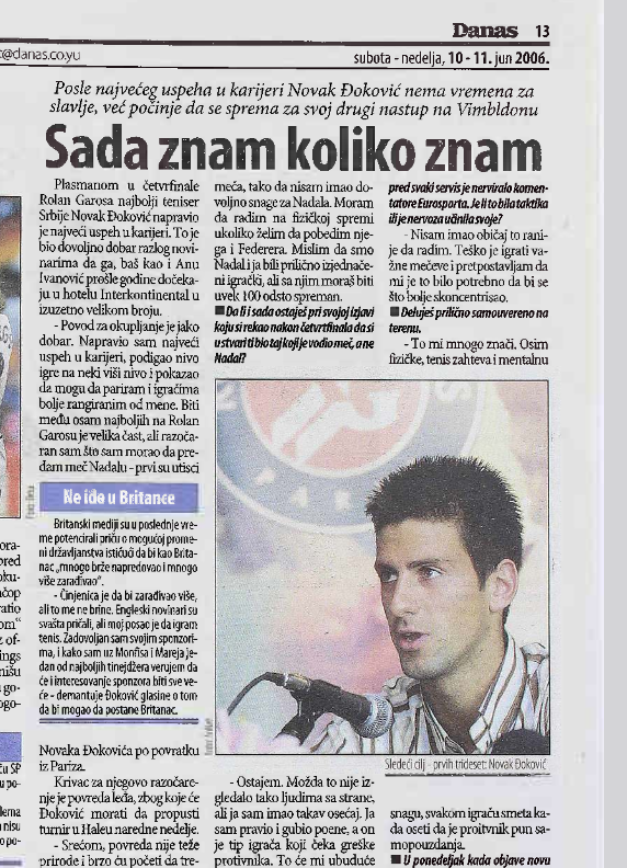 Dan kada je Jelena rekla: "Ruku u vatru stavljam za Novaka Đokovića" 1