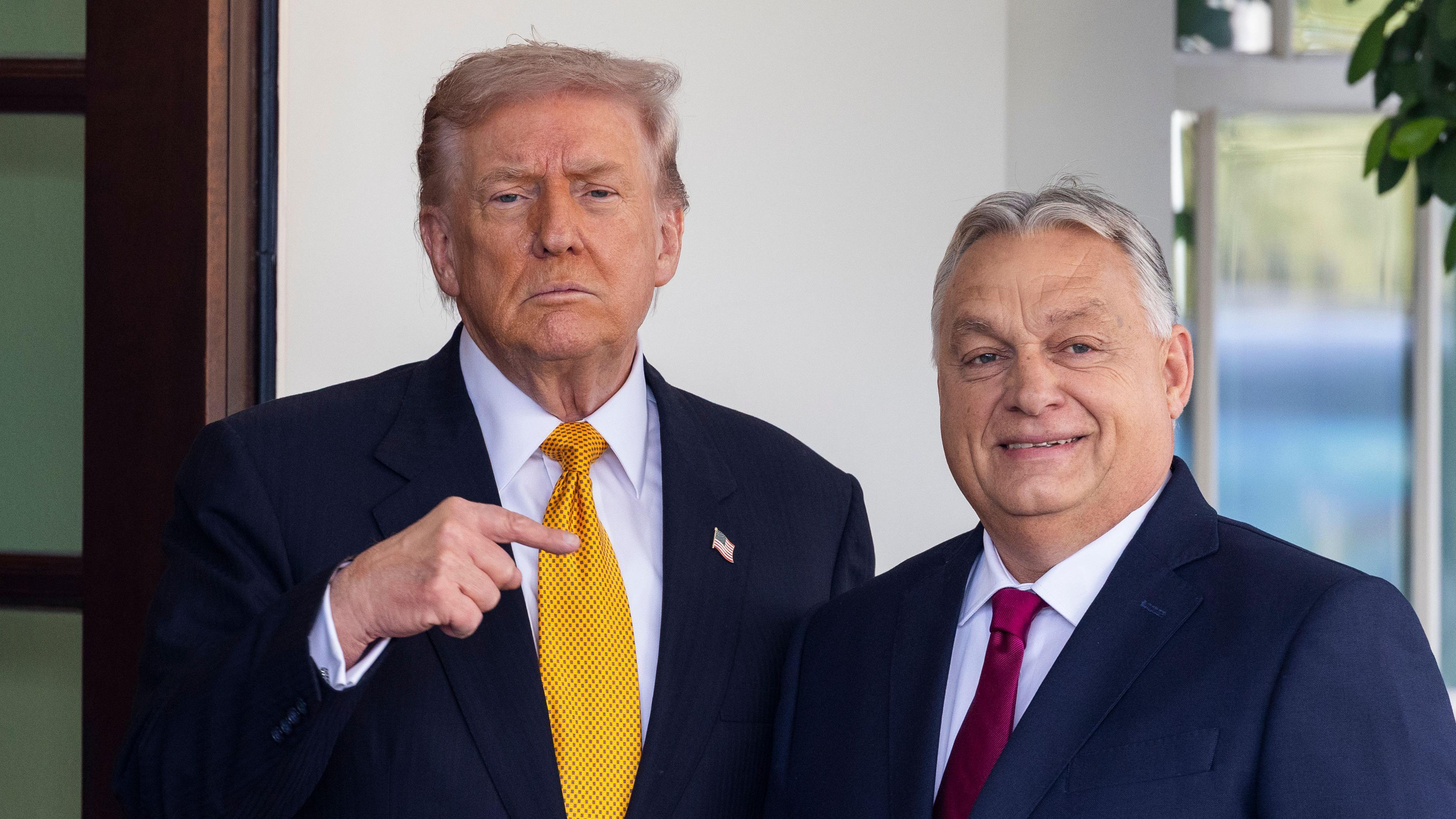 MOL: Most i brana između Rusije i Evrope 4 Donald Tramp i Viktor Orban tokom posete mađarskog premijera Vašingtonu u novembru 2025.
