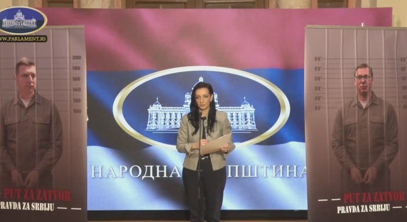 Marinika Tepić čita "otpužnicu" protiv Miloša Vučevića 7