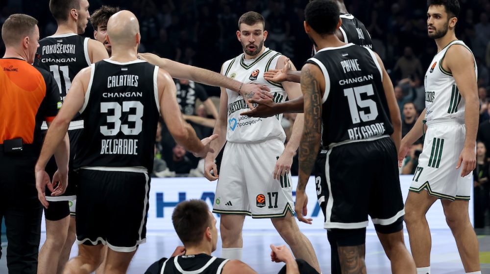 Partizan - Panatinaikos, Nikos Rogavopulos isključenje