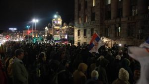 protest ispred Ustavnog suda