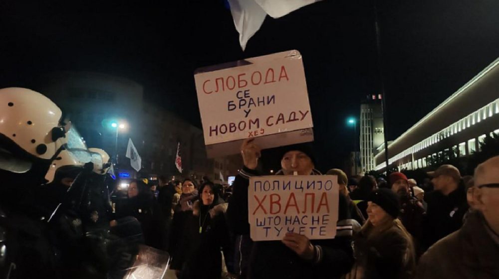 Slobodan univerzitet osudio pprebijanje studenata u Novom Sadu 14