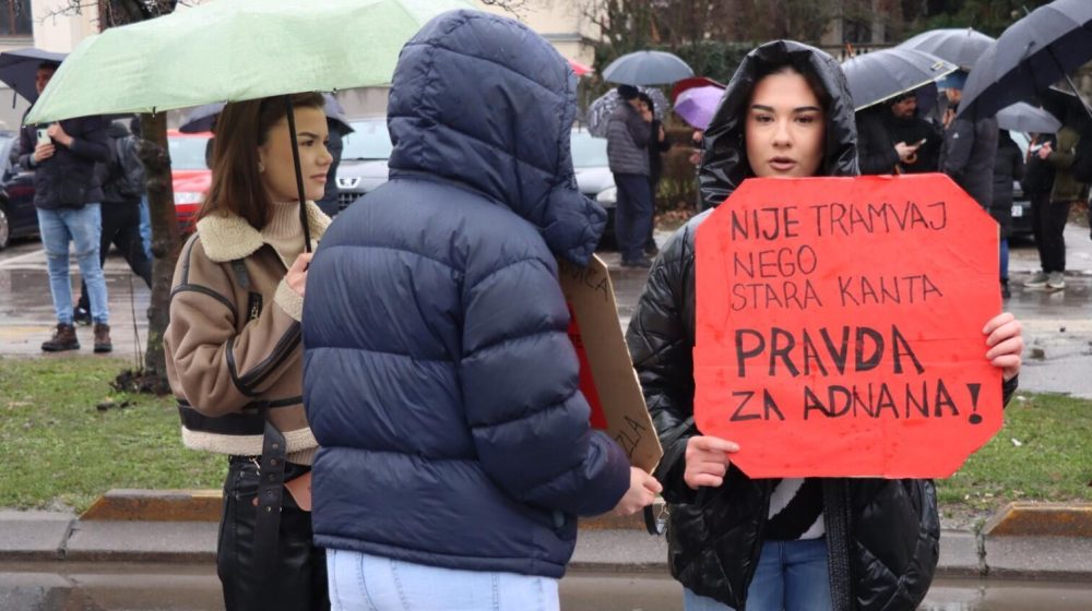 Sarajevo protest nesreća tramvaj