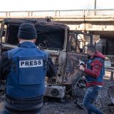 novinar u Ukrajini tokom rata