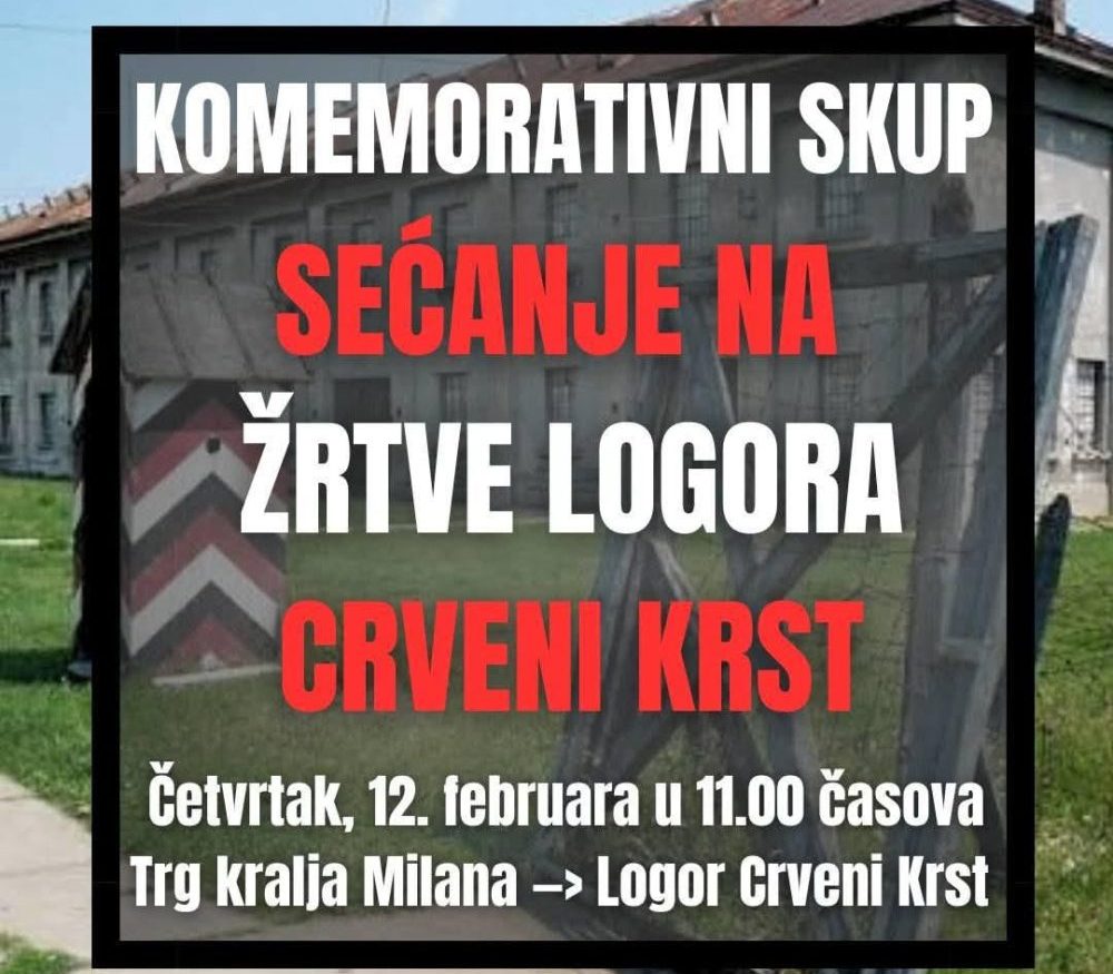 Niški studenti u blokadi: Sećanje na žrtve koncentracionog logora "Crveni krst" 2