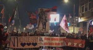 (BLOG) Protest u Valjevu: Održani govori, kolona krenula do gradske Uprave policije 2