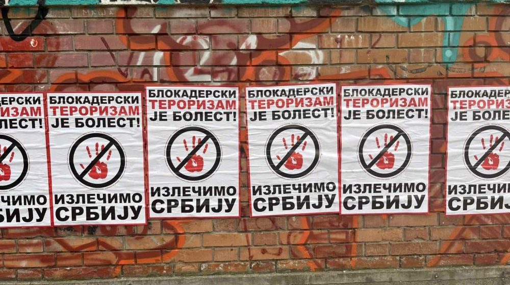 Plakati mržnje u Novom Sadu pozivaju na "izlečenje" od "blokaderskog terorizma" 6