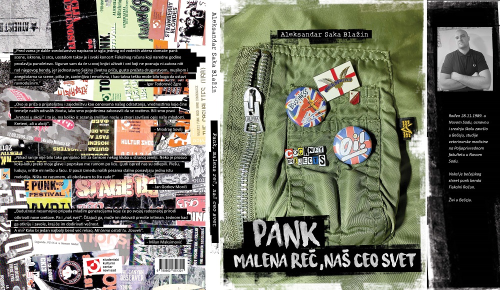 Promocija knjige Aleksandra Sake Blažina „Pank - malena reč, naš ceo svet" u Klubu SKCNS-a 1