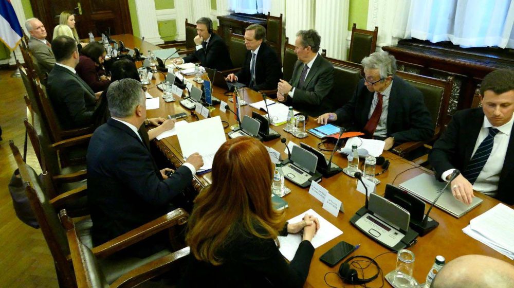Predstavnici Asocijacije sudijskih pomoćnika danas na sastanku sa izvestiocima Venecijanske komisije 1