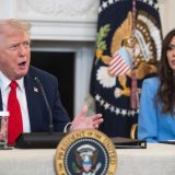 Donald Tramp i Kristi Noem