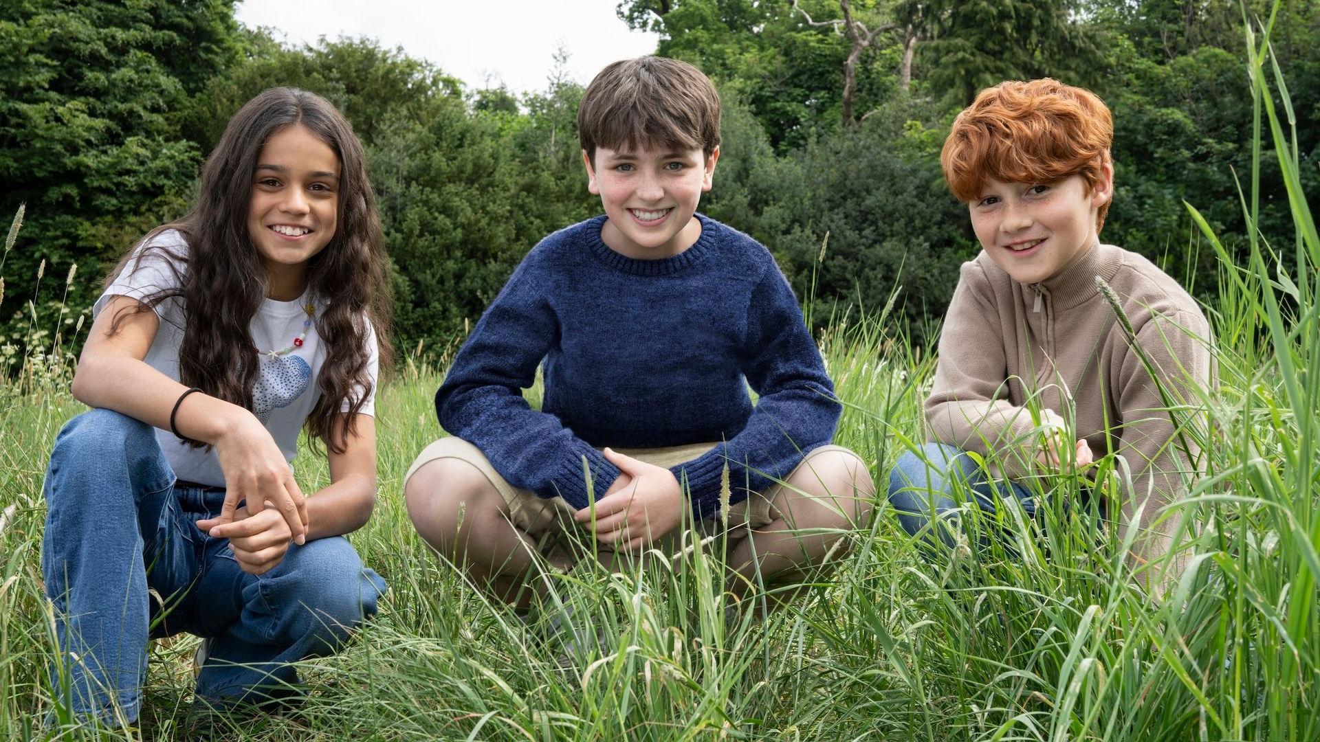 Arabela Stanton, Dominik Meklafin i Alaster Staut kao Hermiona, Hari i Ron