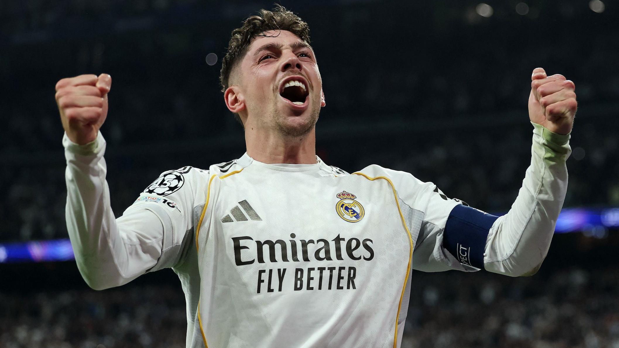 Najpotcenjeniji fudbaler na svetu 1 Federiko Valverde proslavlja het-trik protiv Mančester Sitija na stadionu Santijago Bernabeu u Madridu