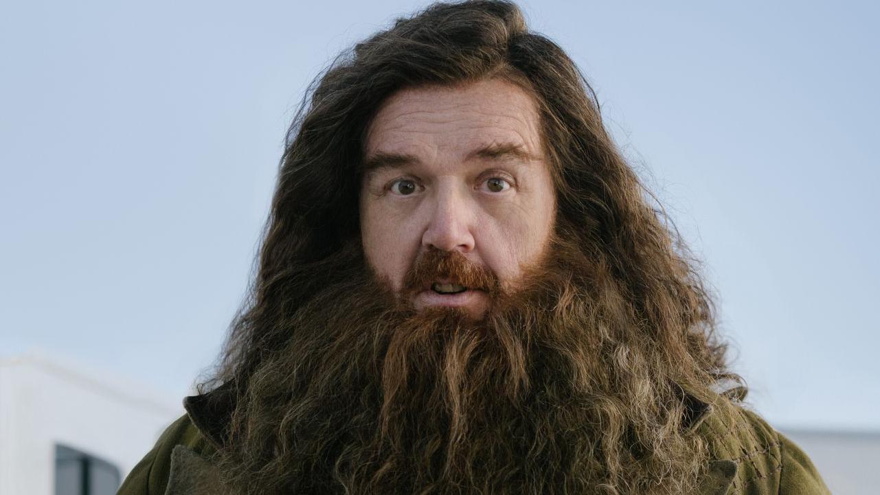 Nik Frost kao Hagrid u Hari Poter seriji